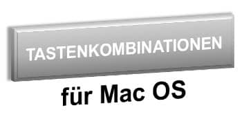 Tastenkombinationen für Mac